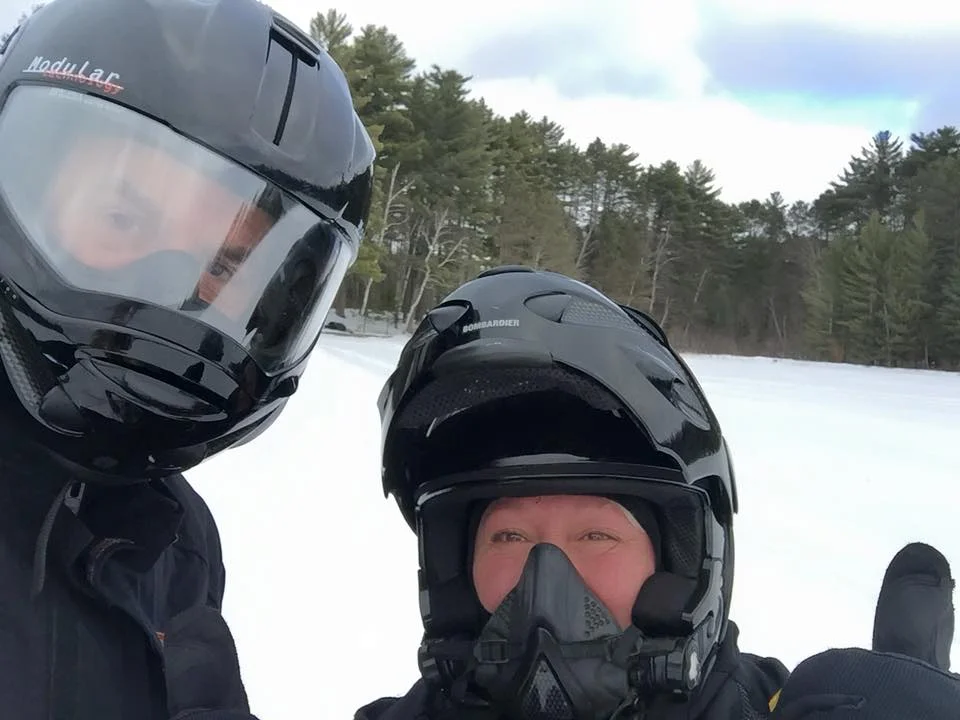 Snowmobiling